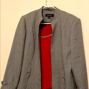 Perceptions Gray Sport Coat Modern Sleek Design